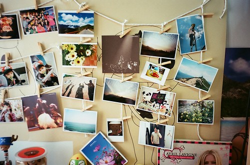 相片墻壁之隨意性搭配