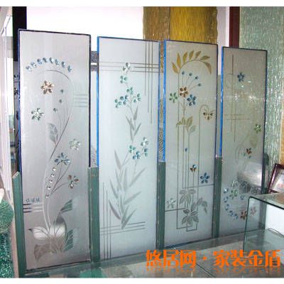 藝術(shù)玻璃屏風(fēng)