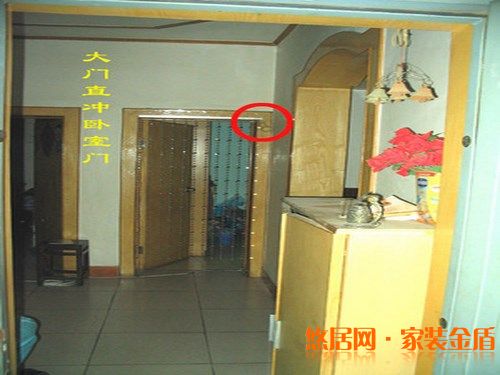 室內(nèi)風水二：臥室門不要正對大門