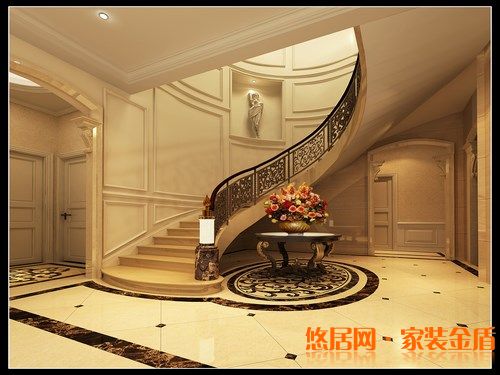 別墅樓梯設(shè)計(jì)之樓梯布置