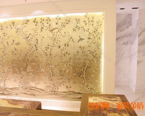 簡(jiǎn)約風(fēng)格壁紙之手繪和特殊材質(zhì)壁紙