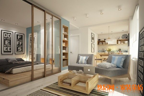 單身公寓裝修效果圖