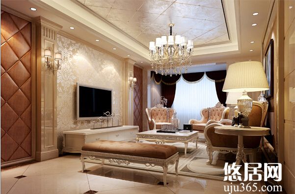 歐式客廳效果圖