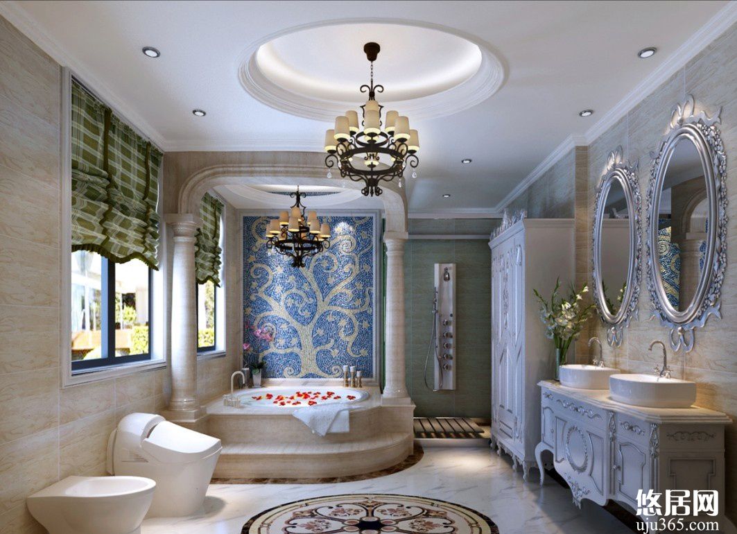 復式衛(wèi)生間裝修效果圖