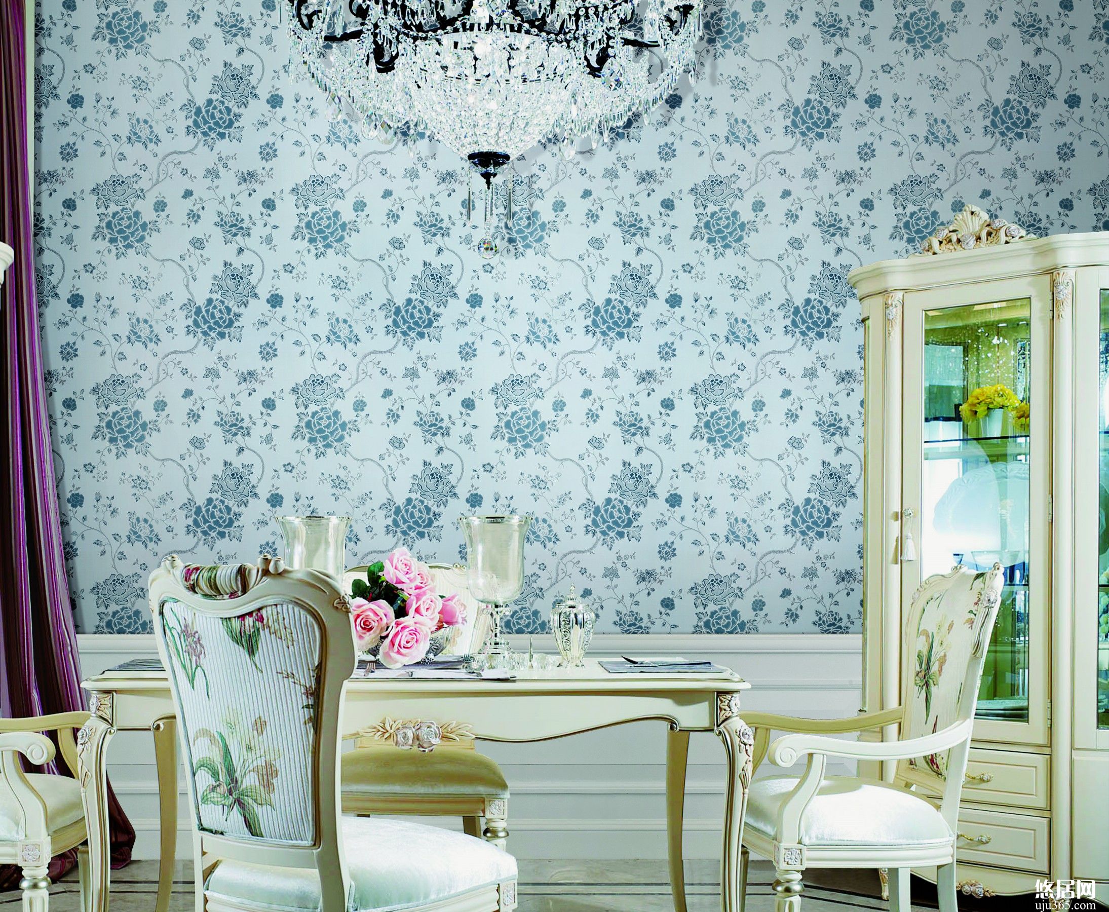 無(wú)縫墻布效果圖